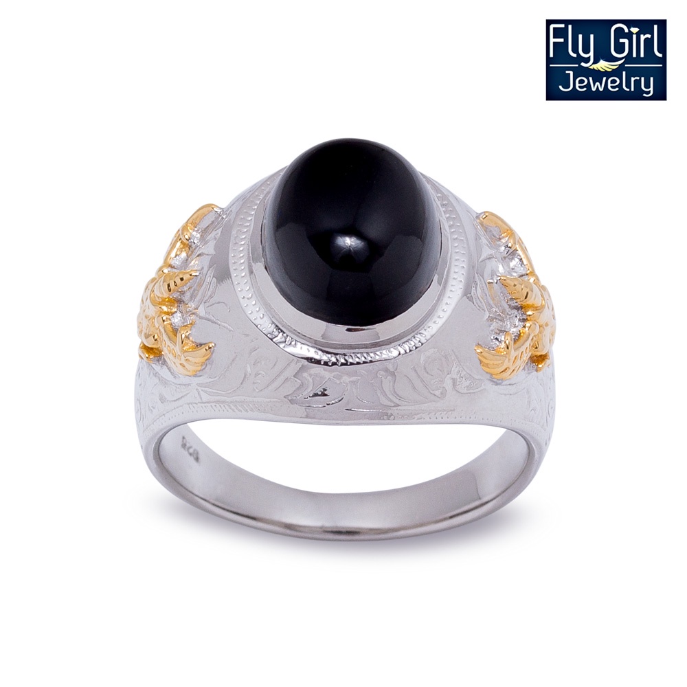 แหวนครุฑนิลแท้-garuda-ring-onyx-for-men