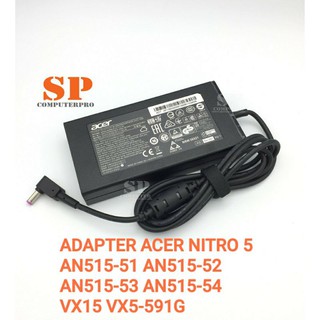 สินค้า ACER Adapter อะแดปเตอร์ ของแท้ ACER NITRO 5  AN515-42 AN515-43 AN515-51 AN515-52 AN515-54 AN515-55 Z22-780 Z4640G C22