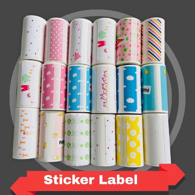 ภาพหน้าปกสินค้าSticker Label Paperang & PeriPage