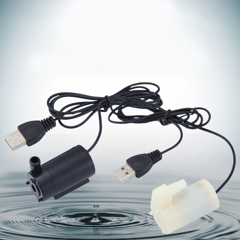 ราคาและรีวิวเครื่องปั๊มน้ำพุ แบบเสียบ USB พลังงาน DC 5V 2-3 ลิตร/นาที สําหรับตู้เลี้ยงปลา