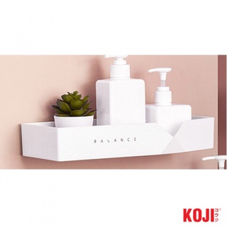 Bighot KOJI ชั้นวางอุปกรณห้องน้ำติดผนัง ขนาด 13.5x30x5 cm. 2JYS056-WH สีขาว