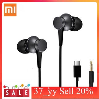 37_yy หูฟัง xiaomi แท้ หูฟังxiaomi หูฟัง Xiaomi mi in-ear Headphones Basic หูฟังแท้ สมอลทอร์ค หูฟังมือถือ headphones