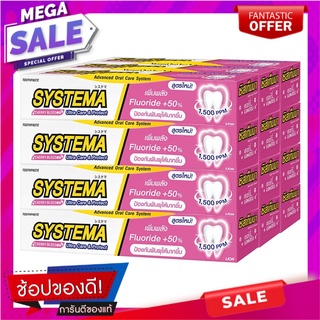 ซิสเท็มมา ยาสีฟัน สูตรเชอร์รี่ บลอสซั่ม กรัม 40 กรัม x 12 กล่อง ผลิตภัณฑ์ดูแลช่องปากและฟัน Systema Toothpaste Japanese C