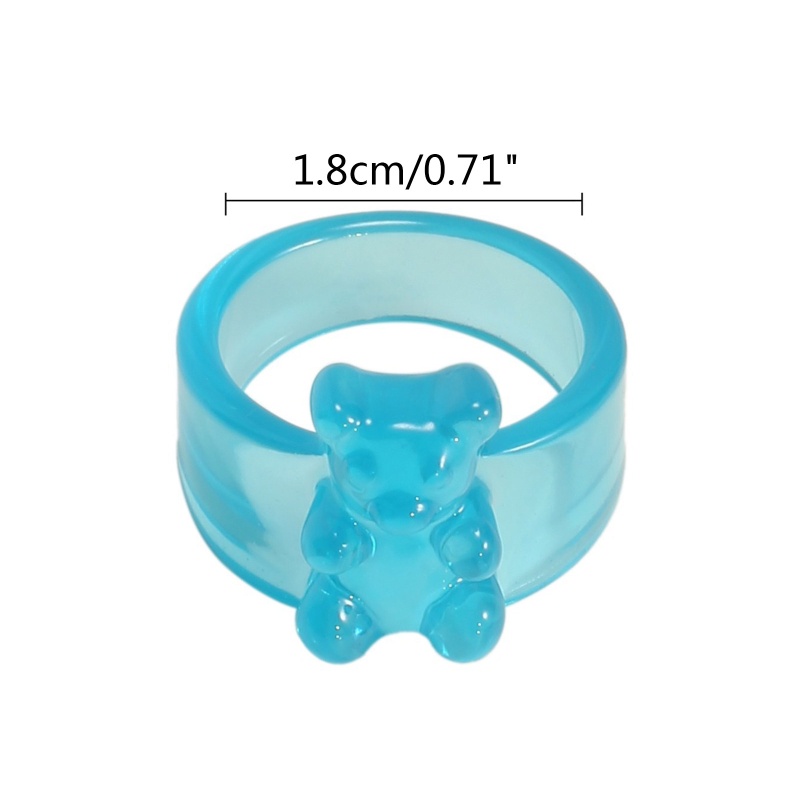 arin-แหวนเรซิ่น-รูปหมีน้อยน่ารัก-สีสันสดใส-เครื่องประดับแฟชั่น-สําหรับผู้หญิง