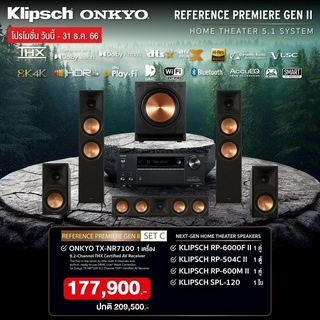 SET ONKYO TX-NR7100  + KLIPSCH RP-6000F II  + RP-504C II + RP-600M II + SPL-120