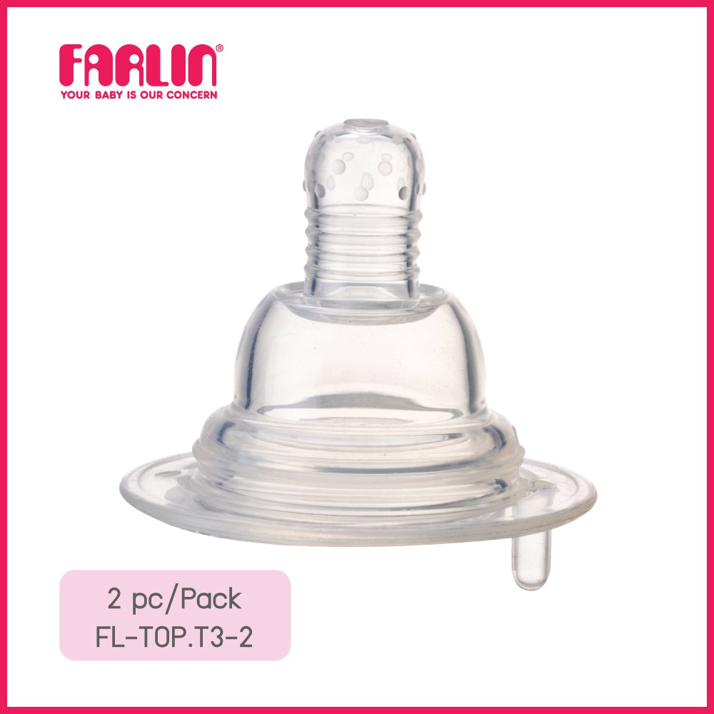 farlin-จุกนมป้องกัน-stretcy-anti-colic-ขวดมาตรฐาน-fl-top-t3-2-แพ็ค-2-ชิ้น-9m