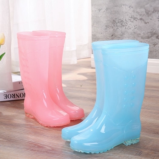 ภาพหน้าปกสินค้าRain boots โฟร์ซีซั่นเจลลี่รองเท้าฝนผู้หญิงรองเท้าบูทกันน้ำขนาดกลางและสูงสำหรับผู้ใหญ่ห้องครัวล้างรถกันลื่นสวมใส่ทำงานกา ที่เกี่ยวข้อง