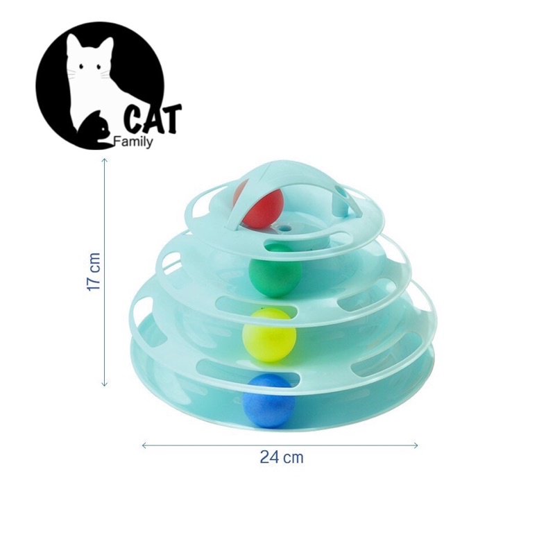 ของเล่นแมว-วงล้อแมว-ลูกบอลแมว-รางบอล-รางบอลแมว