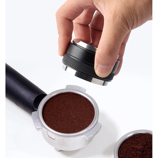 2 In 1 Coffee Tamper  เทมเปอร์มาการอง เทมเปอร์ ที่เกลี่ยกาแฟ ที่กด 53/58mm Powder Distributor