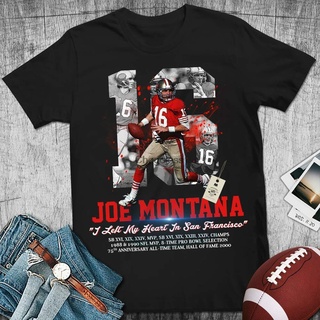 ใหม่ เสื้อยืด ลาย Joe-Montana No. ลูกฟุตบอล Cdmnjk36Mjmi87 16 ชิ้น