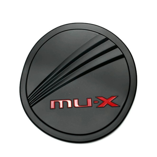 ครอบฝาถังน้ำมันรถยนต์-isuzu-mu-x-ดำ-แดงล้วน-2012-ปัจจุบัน-อิซูซุ-มิวเอ็กซ์-กันรอยฝาถังน้ำมันรถยนต์-ประดับยนต์