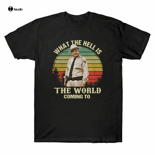 [S-5XL] เสื้อยืด พิมพ์ลาย The Hell The World Coming To Buford Smokey Bandit สีดํา สไตล์เรโทรคลาสสิก สําหรับผู้ชาย
