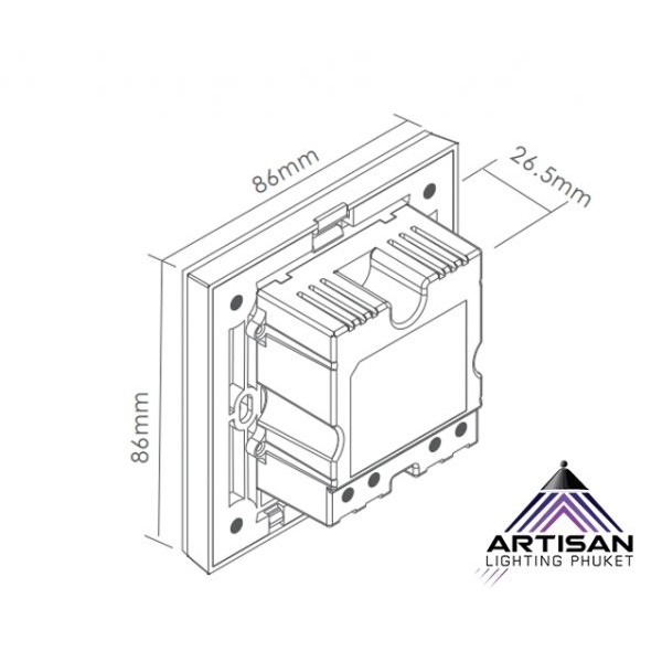 สวิทย์หรี่ไฟ-switch-dimmable-220v-triac-output-0-250v-ac200-250v-dimming-led-power-max-500w-sw-324-386-dim-220v