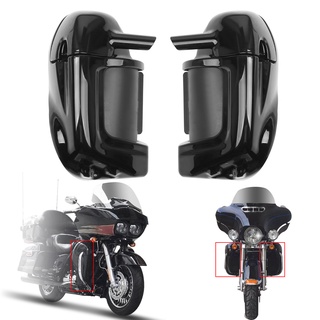 แฟริ่งขาระบายล่างของรถจักรยานยนต์กล่องถุงมือสำหรับ Harley Touring Road King Electra Glide FLT FLHT FLHTCU FLHRC 1983-13