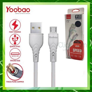 สายชาร์จ Yoobao Cable Charge Micro USB รุ่น C5 รองรับการชาร์จแบบ 2.1A