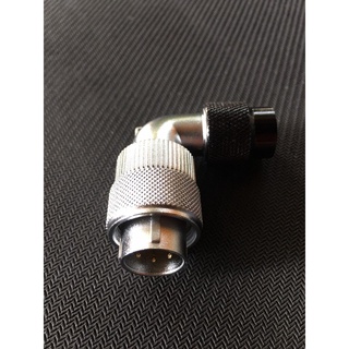 WF16 5pole, #0.75sq.mm 5A, cable OD.3-6.5mm Angle circular connector IP55 "WF16J5TW" male poles