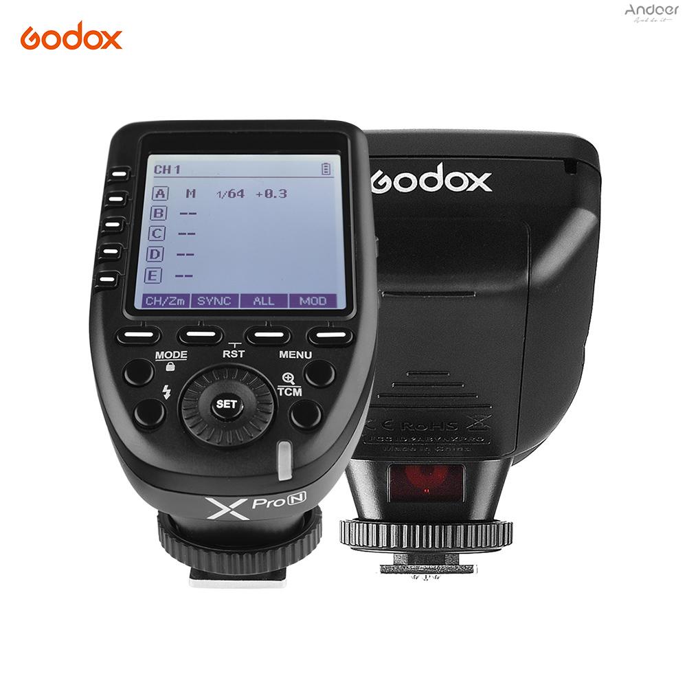 godox-xpro-n-i-ttl-flash-trigger-transmitter-with-large-lcd-screen-2-4g-wireless-x-system-32-channels-16-groups-support-ttl-autoflash-1-8000s-hss-for-series-cameras-for-godox