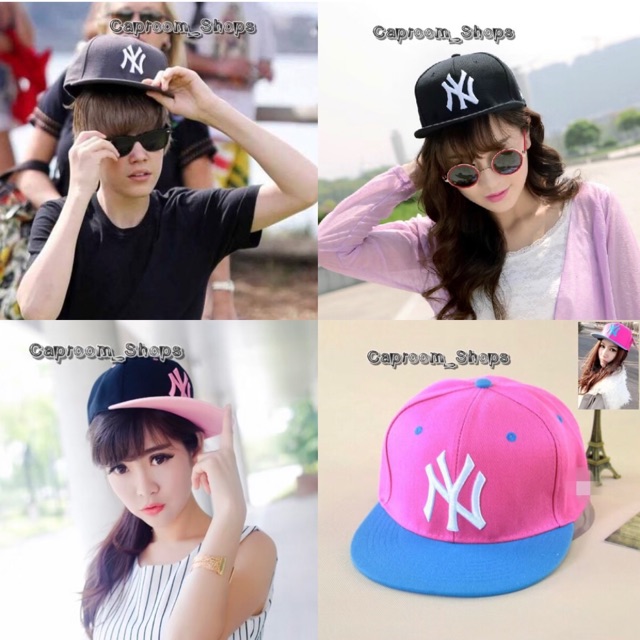 cap-ny-หมวกเบสบอล-หมวกฮิปฮอป-hiphop-ราคาถูก-พร้อมส่ง