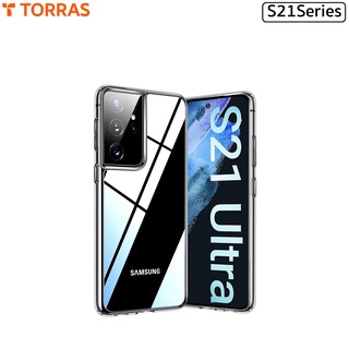 Torras Diamonds Clear เคสกันกระแทกผ่านมาตราฐาน MilitaryGrade และ Sgs รองรับ Samsung Galaxy S21/S21Plus/S21Ultra