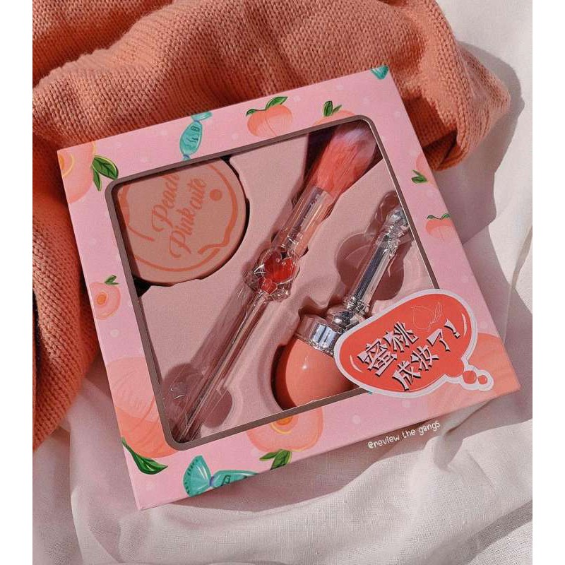 โอ้ยย น่ารักมากกก เซตของขวัญ Xixi Peach แท็คเพื่อนมาตำกัน ซื้อเป็น 