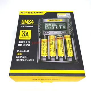 เครื่องชาร์จ Nitecore UMS4 ของแท้เช็คโค๊ดได้