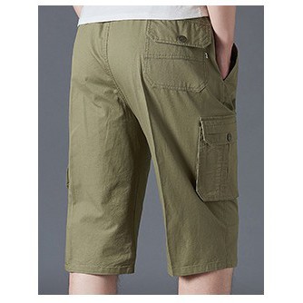 ภาพสินค้าG1"ลำลองกางเกงขาสั้นมีกระเป๋าหลายกระเป๋า"กางเกงเอวยืดมีเชือกผูก"ขาสั้นสีพื้น จากร้าน wipamutapon บน Shopee ภาพที่ 3