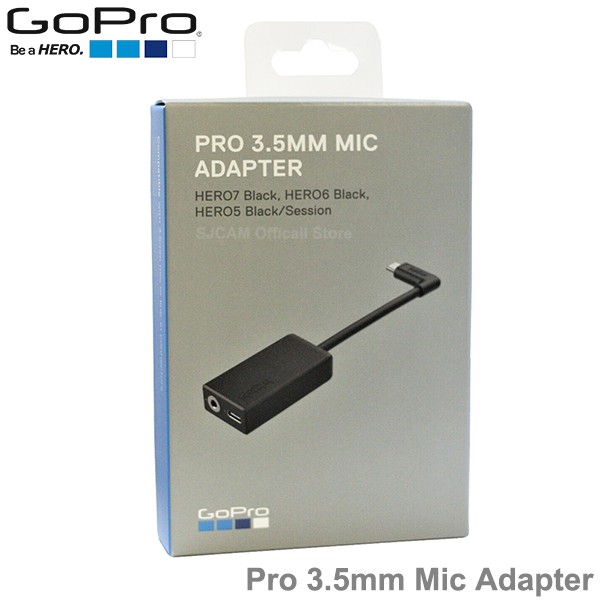 GoPro Pro 3.5mm Mic Adapter (ของแท้) อะแดปเตอร์ต่อไมค์แยก GoPro (HERO8 ...