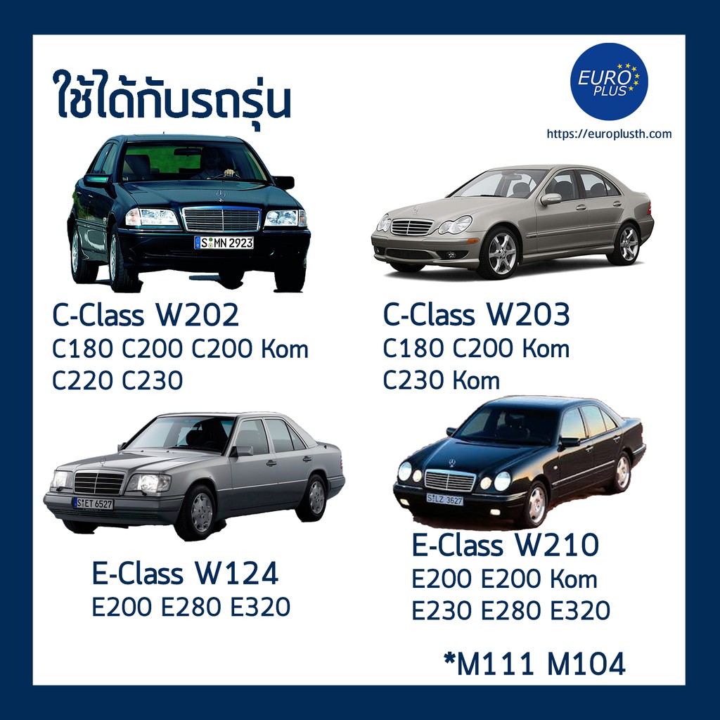 กรองน้ำมันเครื่อง-benz-m111-m104-c-class-w202-w203-w210-kom-s-class-e200-e230-c200-kom-s280-slk-r170