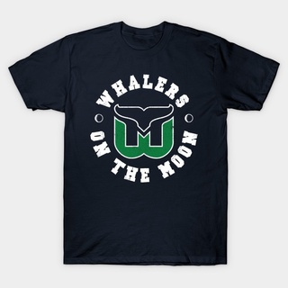 T-shirt  เสื้อยืด ผ้าฝ้าย พิมพ์ลาย Whalers On The Moon แฟชั่นสําหรับผู้ชายS-5XL