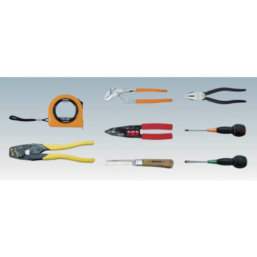 trusco-tds-9-449-9816-electric-tools-set-ชุดเครื่องมือช่างไฟฟ้า-9-ชิ้น