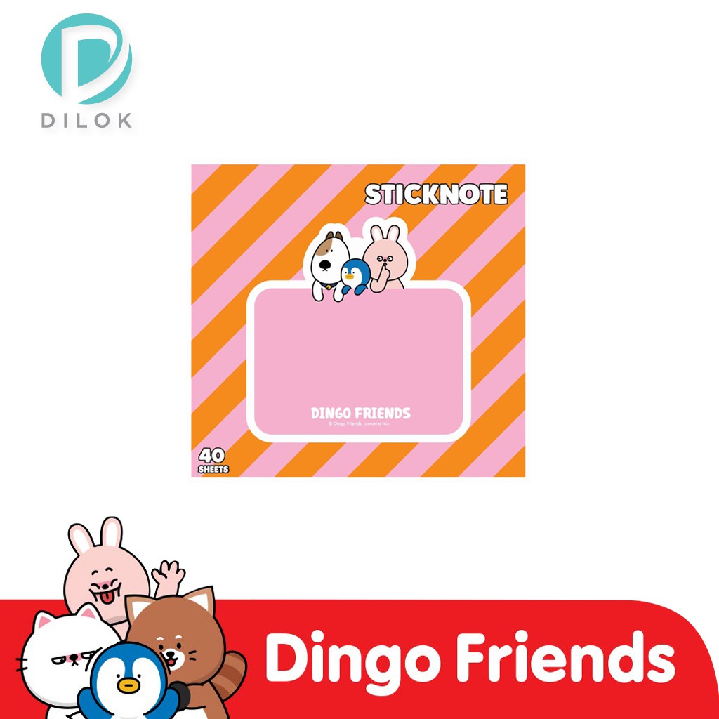 dingo-friendsกระดาษโน๊ต-dg804