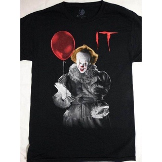 [100% Cotton] เสื้อยืด พิมพ์ลายลูกโป่ง WANYG It The Movie Pennywise The Clown Holding สไตล์คลาสสิก เหมาะกับของขวัญวันเกิ