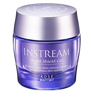 KOSE INSTREAM เจลบำรุงผิวหน้าตอนกลางคืน โคเซ่ อินสตรีม ไนท์ ชีลด์ เจล สูตรสารสกัดอีฟนิ่ง พริมโรส 40 กรัม