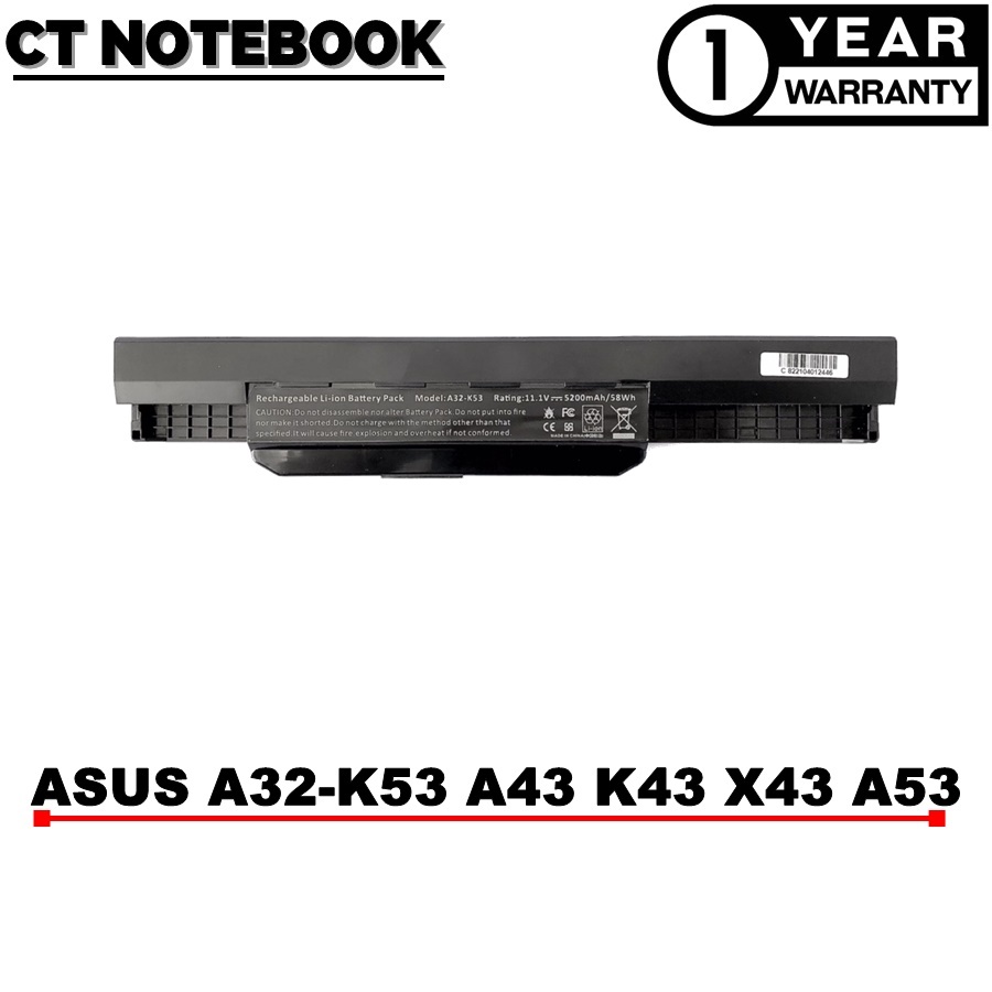 battery-asus-a43-a43s-k43-x43-a53-k53-x44h-a32-k53-series-แบตเตอรี่โน๊ตบุ๊ค-asus-ประกัน-1-ปี-พร้อมส่ง