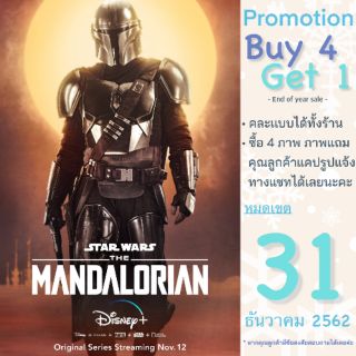 Poster star wars Mandalorian โปสเตอร์ สตาร์ วอร์ส