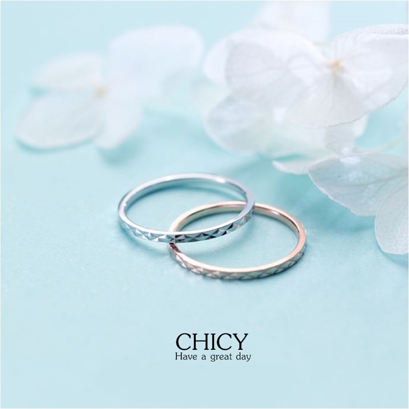 s925-chicy-ring-แหวนเงินแท้-แบบเรียบง่าย-ใส่สบาย-เป็นมิตรกับผิว