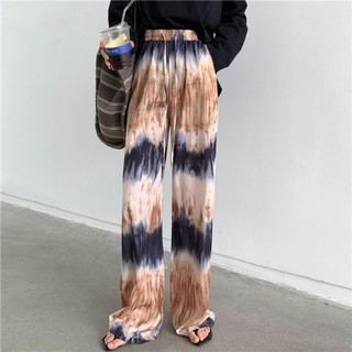 ภาพขนาดย่อของสินค้าLady_jeans 123กางเกงผ้ามัดย้อม กางเกงขากระบอก กางเกงพาสเทล ผู้หญิง สีชมพู สีกรมดำ ฟรีไซส์
