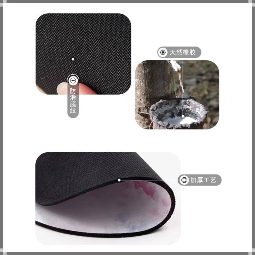 in-stock-แผ่นรองเมาส์-mouse-pad-แบบกลม-ขนาด