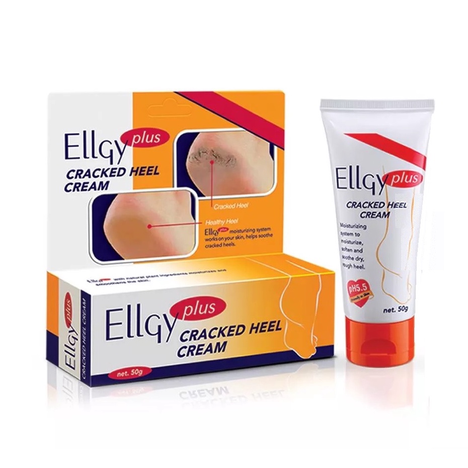 ภาพหน้าปกสินค้าEllgy Plus Cracked Heel Cream เอลจี พลัส ครีมทาส้นเท้าแตก บำรุงเท้า ขนาด 50 กรัม (06516)