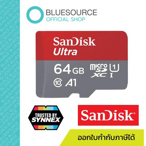 ของแท้-sandisk-ultra-microsdhc-uhs-i-ความเร็วอ่านสูงสุด-120-mb-s-ความจุ-16gb-32gb-64gb-128gb