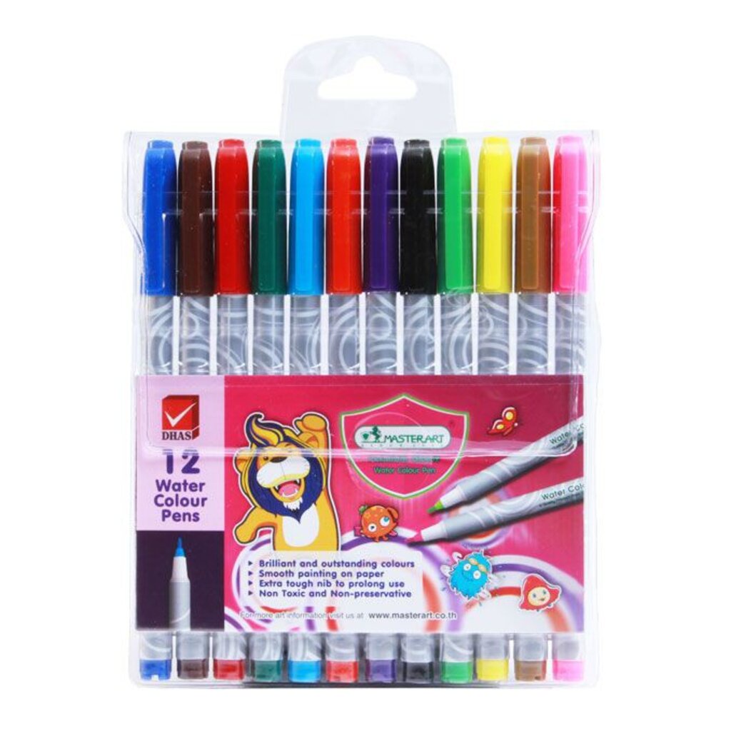 ปากกาสีเมจิก-12-สี-master-art
