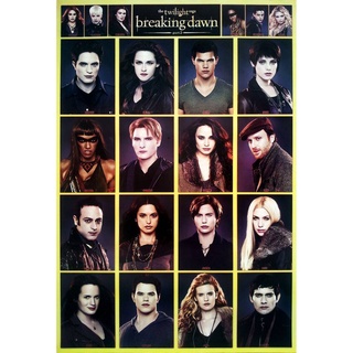 โปสเตอร์ หนัง แวมไพร์ ทไวไลท์ Twilight Movie โปสเตอร์ติดผนัง โปสเตอร์สวยๆ ภาพติดผนัง poster