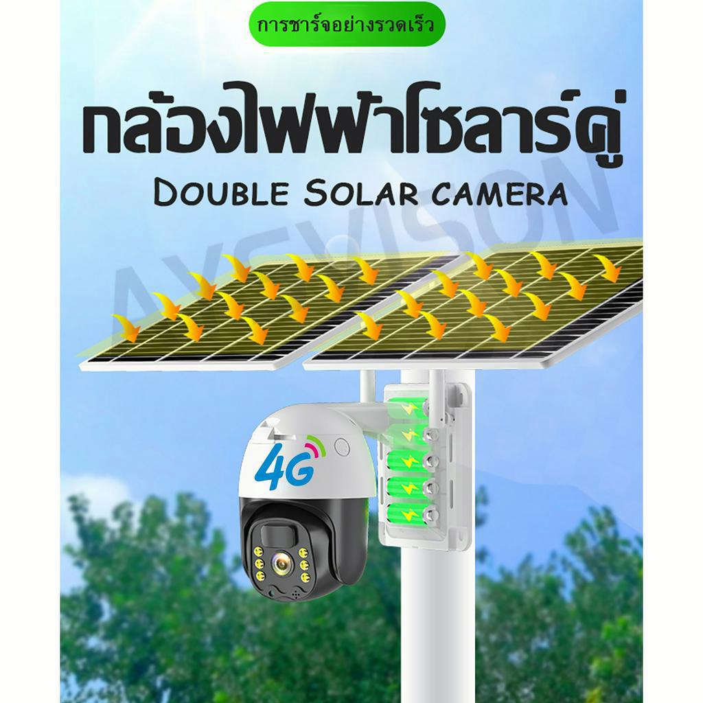 new-2-โซล่าเซลล์-กล้องวงจรปิดโซล่าเซลล์-4k-กล้องวงจรปิดใส่ซิม-4g-ใช้พลังงานแสงอาทิตย์-ค่าไฟ0บาท-wifi-กลางแจ้ง-ptz-กันน้ำ