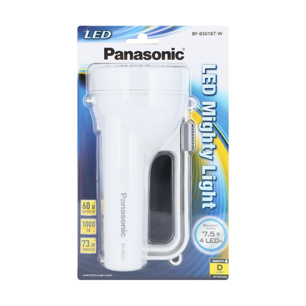 ไฟฉาย-led-panasonic-bf-bs01bt-สีขาว-ไฟฉาย-panasonic-เหมาะกับนักเดินทาง-แคมป์ปิ้ง-เดินป่า-หรือไว้ในรถยนต์-รวมถึงการใช้ง