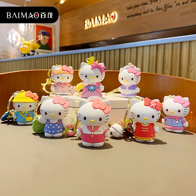 ของแท้-การ์ตูนอีพ็อกซี่-hello-kitty-แต่งตัว-ไดอารี่-ซีรีส์-พวงกุญแจ-ผู้หญิง-น่ารัก-สวยหรู-จี้กุญแจ