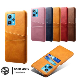 เคสโทรศัพท์มือถือหนัง PU ฝาพับ พร้อมช่องใส่บัตร หรูหรา สําหรับ Realme 9 Pro Plus 9i 8i 8 7 6 5 Pro