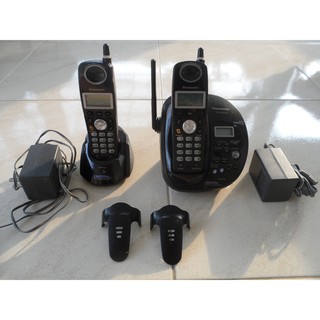 โทรศัพท์บ้านไร้สายใช้ในบ้านหรือสำนักงาน ยี่ห้อ Panasonic  มือสองสภาพดีซื้อจากอเมริกา