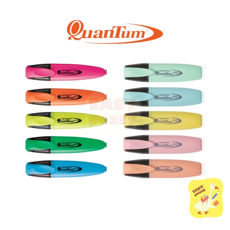 ภาพหน้าปกสินค้าปากกาเน้นข้อความ Quantum QH-710 สี นีออน / พาสเทล
