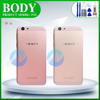 บอดี้  Body Oppo F1S/A59 เคสกลาง+ฝาหลัง