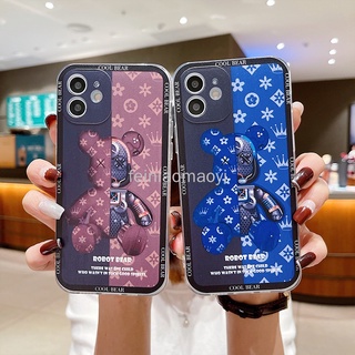 เคสโทรศัพท์มือถือลายหมีสําหรับ Infinix Hot 11s Note 10 Pro Smart 5 Hot 10 Play Tecno Spark 6 Go Pova 2 Spark 7 Pro Pouvoir 4 Pro